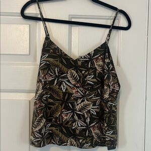 Leaf Print Cami Top